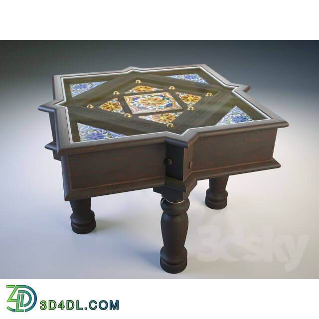 Table - table in Oriental style