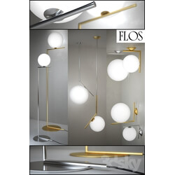 Floor lamp - IC Lights - floor suspension ceiling wall by Flos 
