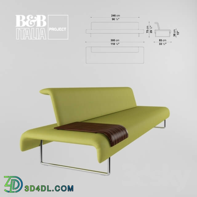 Sofa - B _amp_ B Cloud 300