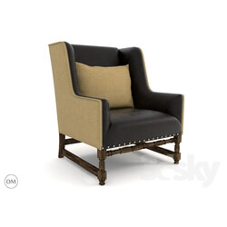 Arm chair - Antwerpen leather arm chair 7841-0008HL 
