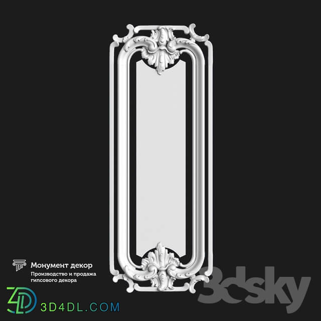 Decorative plaster - OM Architectural mirror ST 18