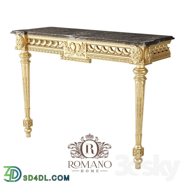 Table - _OM_ Giovanna Console _two legs_ Romano Home