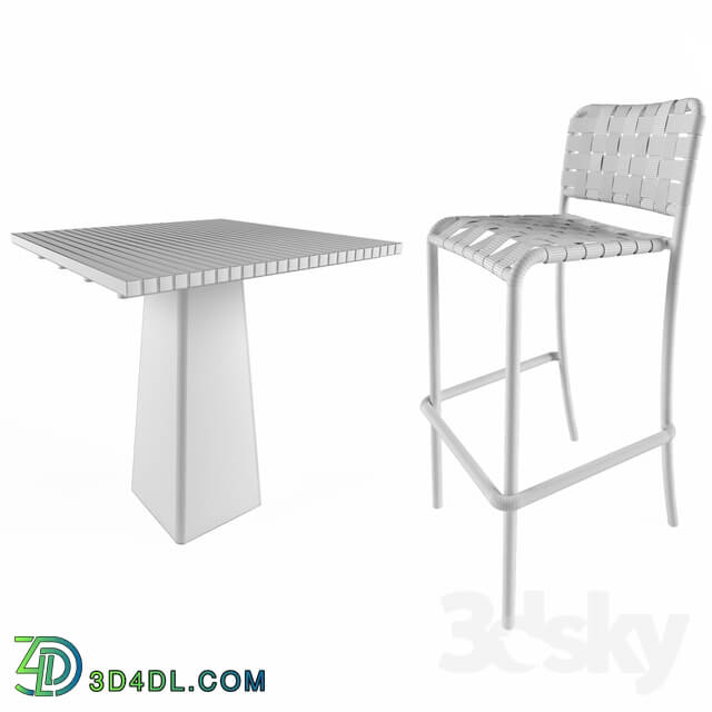 Table _ Chair - Garden Bar stool _ table InOut