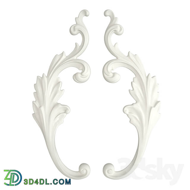 Decorative plaster - Volyut RODECOR Baroque 02104BR