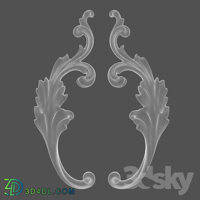 Decorative plaster - Volyut RODECOR Baroque 02104BR