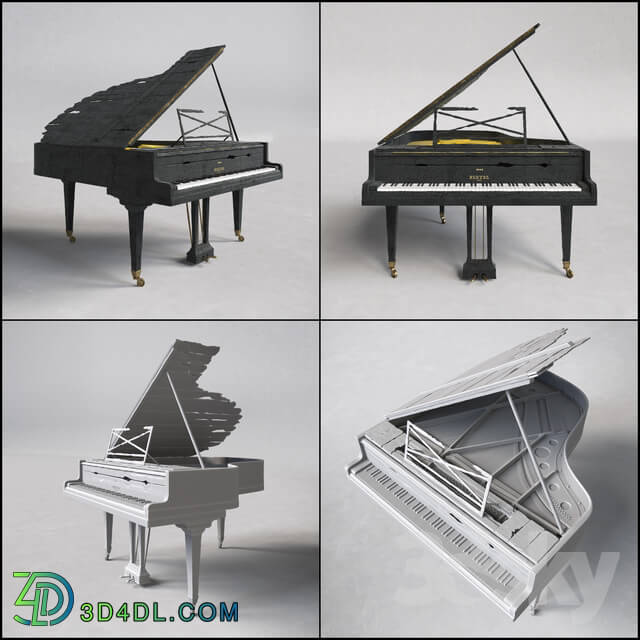 Musical instrument - Smoke Pleyel Piano by Maarten Baas