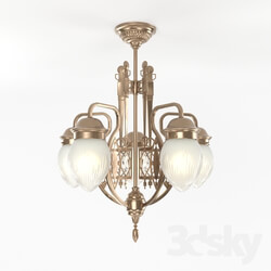 Ceiling light - Pannon 5 armed chandelier 