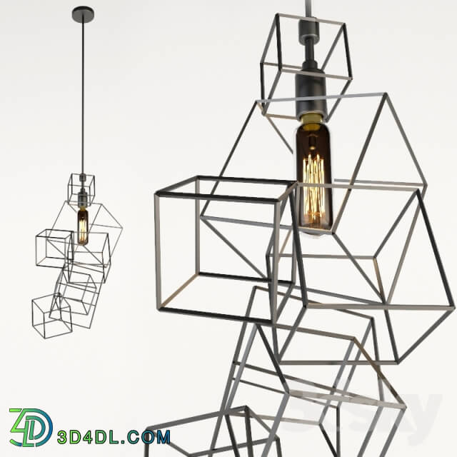 Ceiling light - Framed Sculpture Pendant