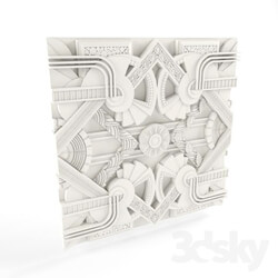 Decorative plaster - Panel 