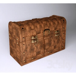 Other decorative objects - Leather chest 