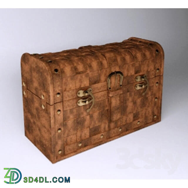 Other decorative objects - Leather chest