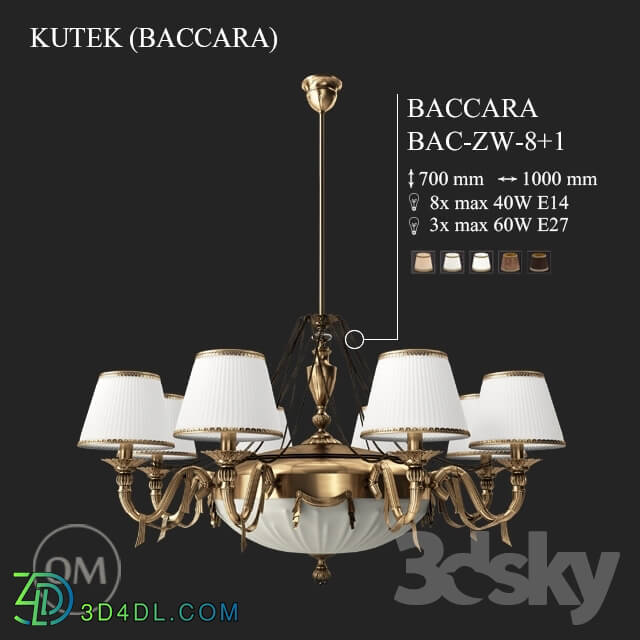 Ceiling light - KUTEK _BACCARA_ BAC-ZW-8 _1