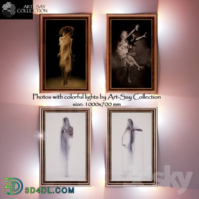Other decorative objects - Decorativ Panels and Photos with colorful lights by Art-Say Collection