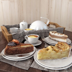 Food and drinks - Coffee with cake 