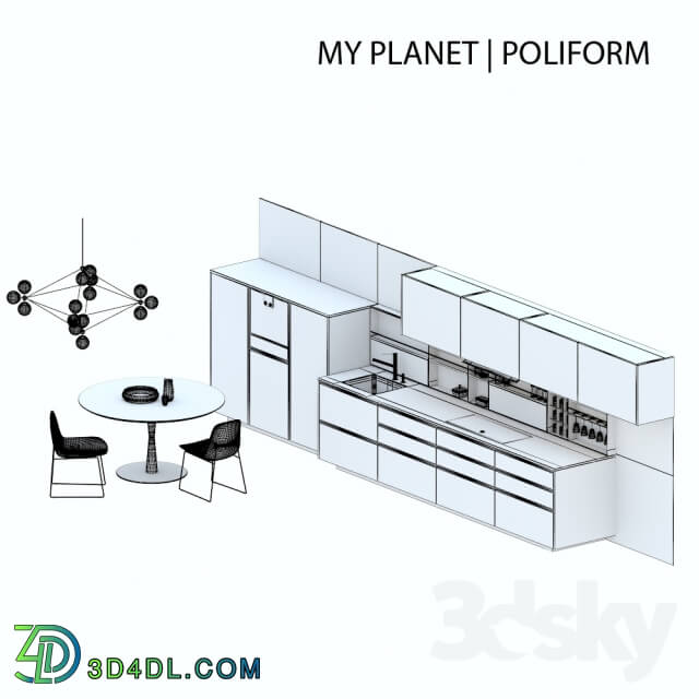 Kitchen - Kitchen Poliform Varenna My Planet