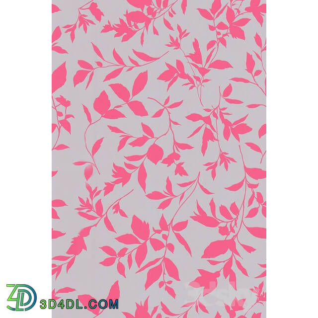 Wall covering - Graham Brown _ Midsummer Wallpaper_ Hot Pink_ 56507