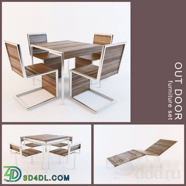 Table _ Chair - Outdoor Furniture set