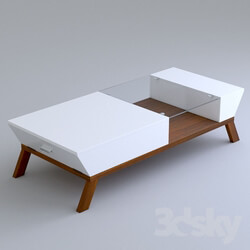 Table - Braxton Coffee Table White 