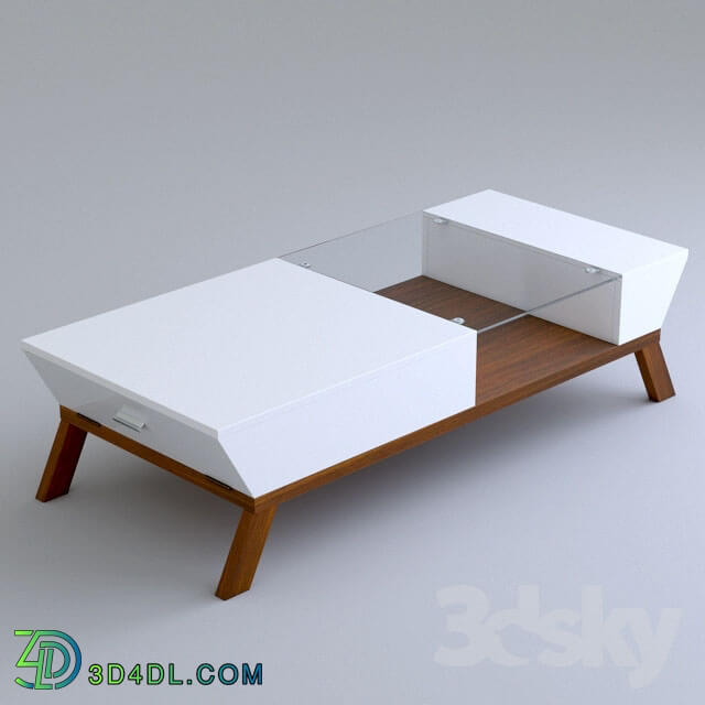 Table - Braxton Coffee Table White