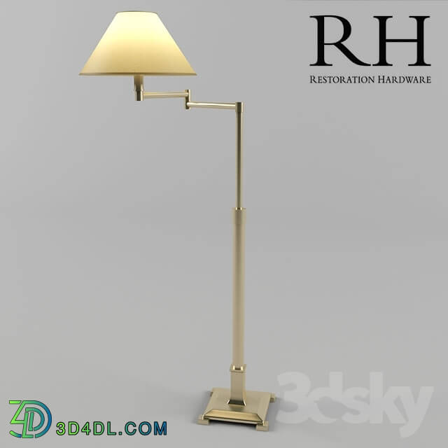 Floor lamp - Petite Candlestick Swing-Arm