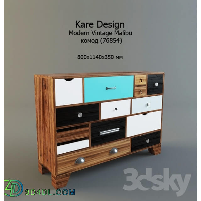 Sideboard _ Chest of drawer - Kare. Modern Vintage Malibu 76854