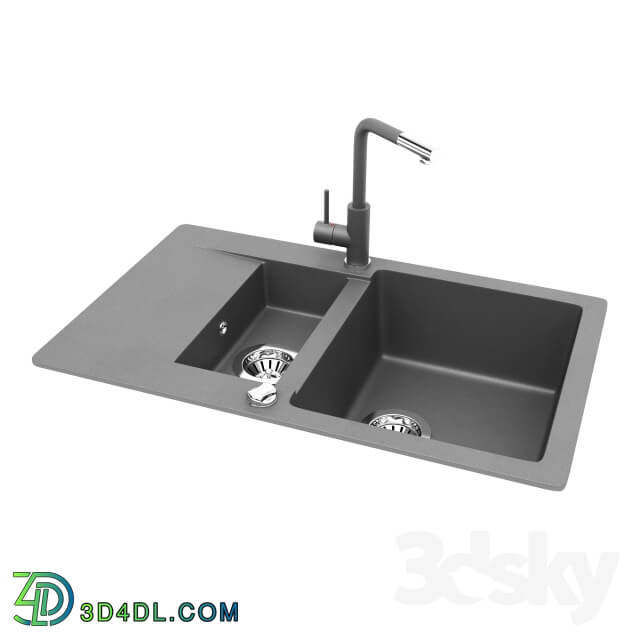 Sink - AquaSanita CUBA SQC 151 _ FORTE 5555