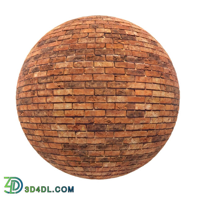 CGaxis-Textures Brick-Walls-Volume-09 orange brick wall (03)