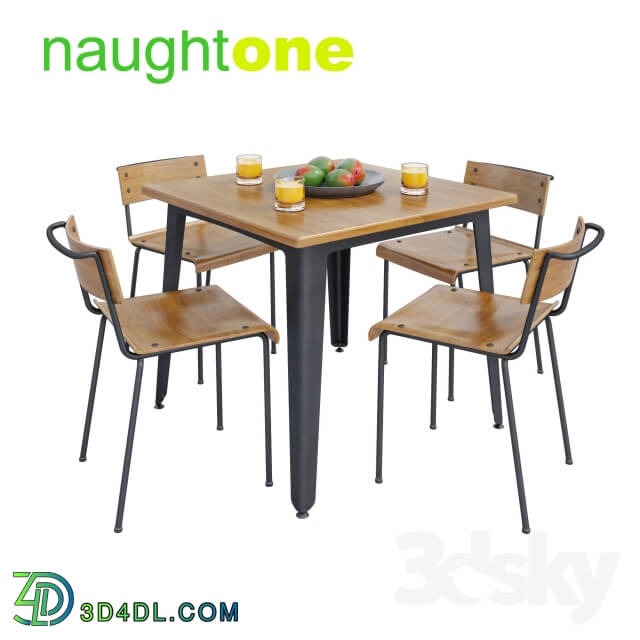 Table _ Chair - Naughtone Construct Table Set