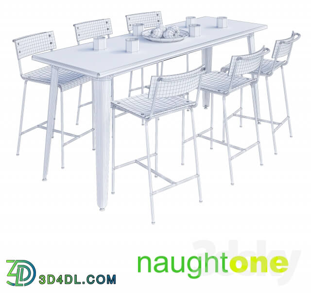 Table _ Chair - Naughtone Construct Table Set