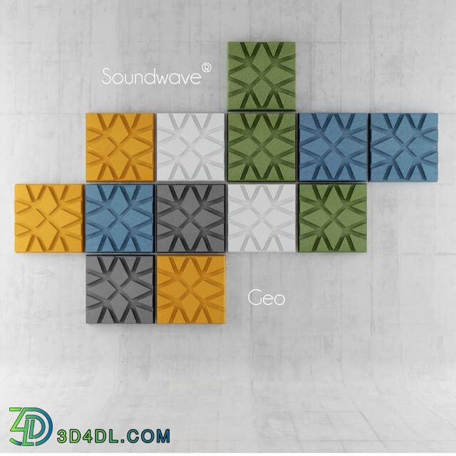 3D panel - Soundwave Acoustic Panel