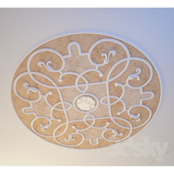 Decorative plaster - Ceiling rosette 