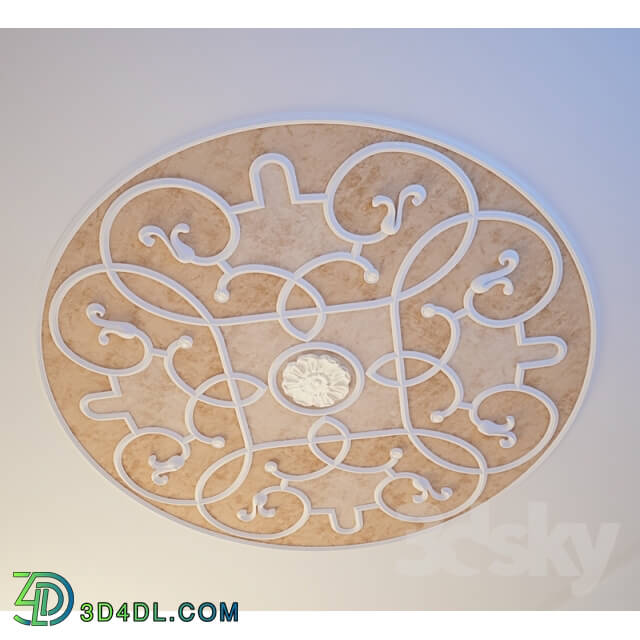 Decorative plaster - Ceiling rosette