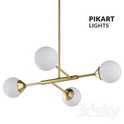 Ceiling light - Globe chandelier_ art. 5939 by Pikartlights 