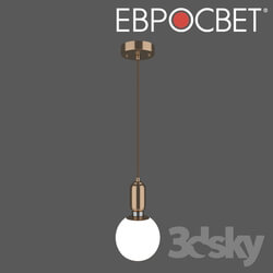 Ceiling light - OHM Suspension lamp Eurosvet 50151_1 brass Bubble 