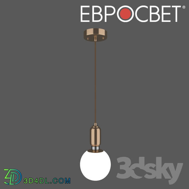 Ceiling light - OHM Suspension lamp Eurosvet 50151_1 brass Bubble