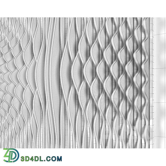 Other decorative objects - parametric wall 02