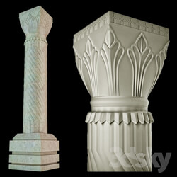 Decorative plaster - classic column 