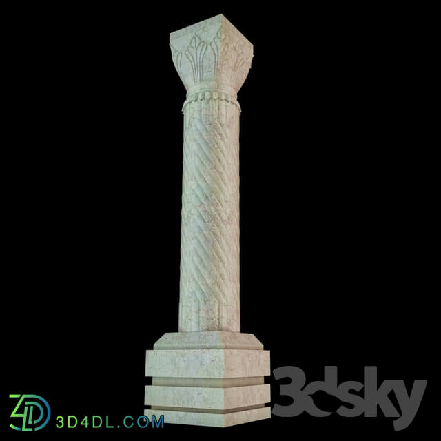 Decorative plaster - classic column