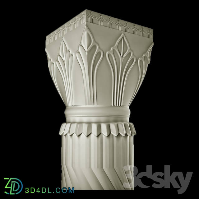 Decorative plaster - classic column