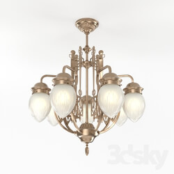 Ceiling light - Pannon 7 armed chandelier 