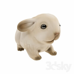 Sculpture - Little rabbit figurine 