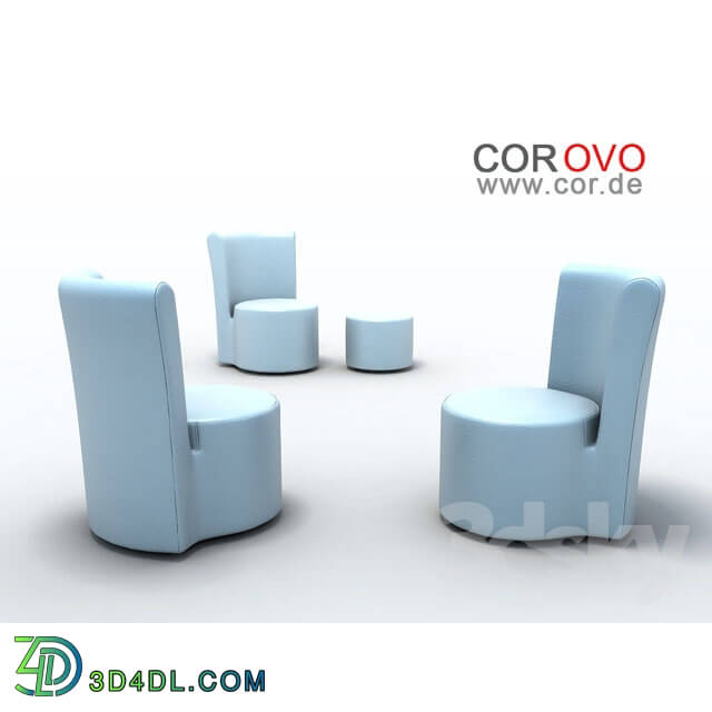 Arm chair - 3d model of chairs