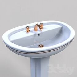 Wash basin - Sink with Swarovski crystals 