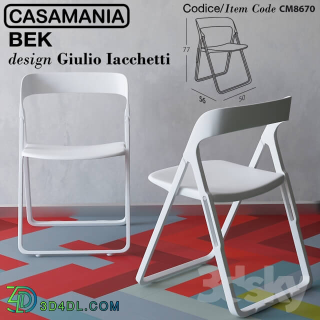 Chair - Casamania_Bek_Folding_Chair_ design by Giulio Iacchetti