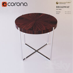 Table - BOCA DO LOBO. BROADWAY SIDE TABLE 