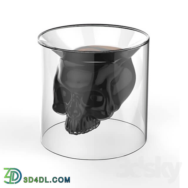 Tableware - Glass skull