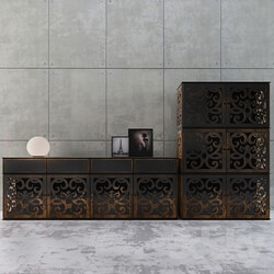 Sideboard _ Chest of drawer - Tonin casa sideboard and Showcase 