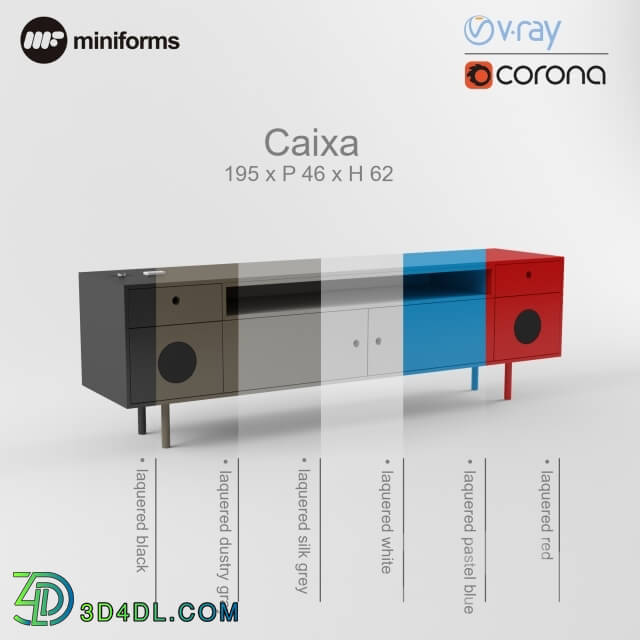 Sideboard _ Chest of drawer - Caxia