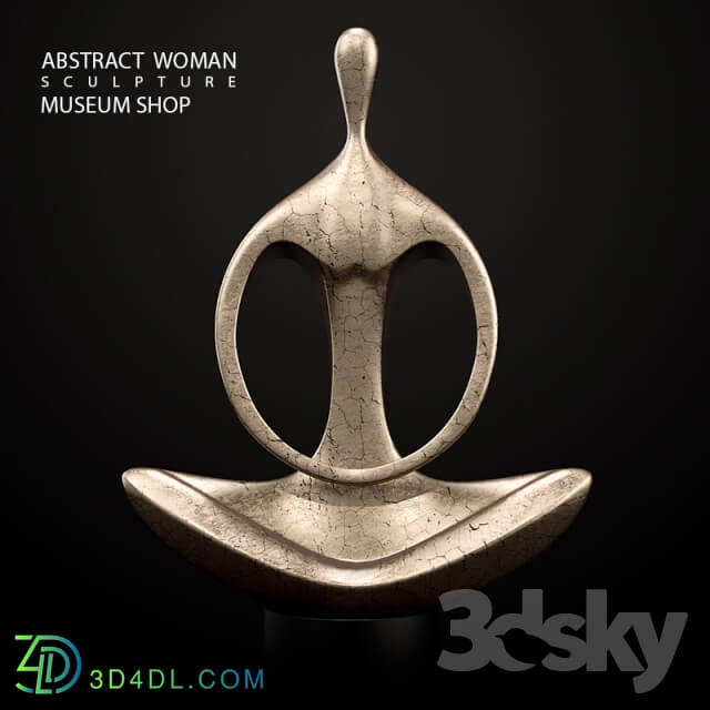 Sculpture - Abstract Woman Sculpture