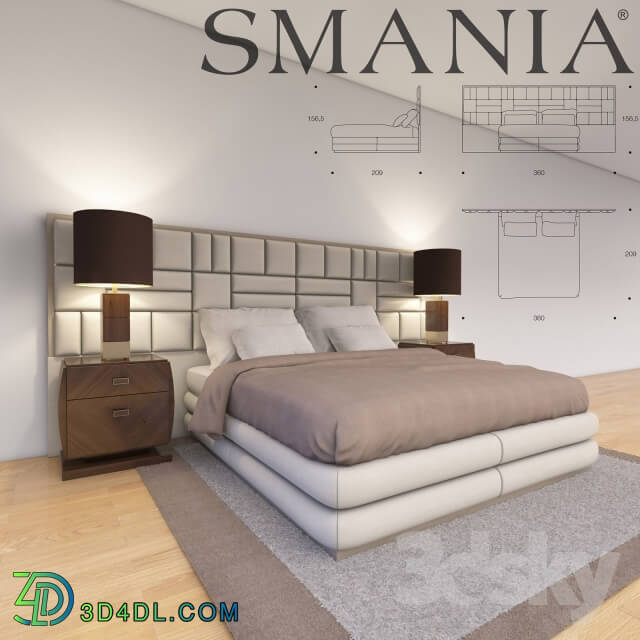 Bed - PROFI SMANIA Caesar train 360